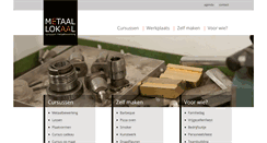 Desktop Screenshot of metaallokaal.nl
