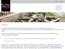 Tablet Screenshot of metaallokaal.nl